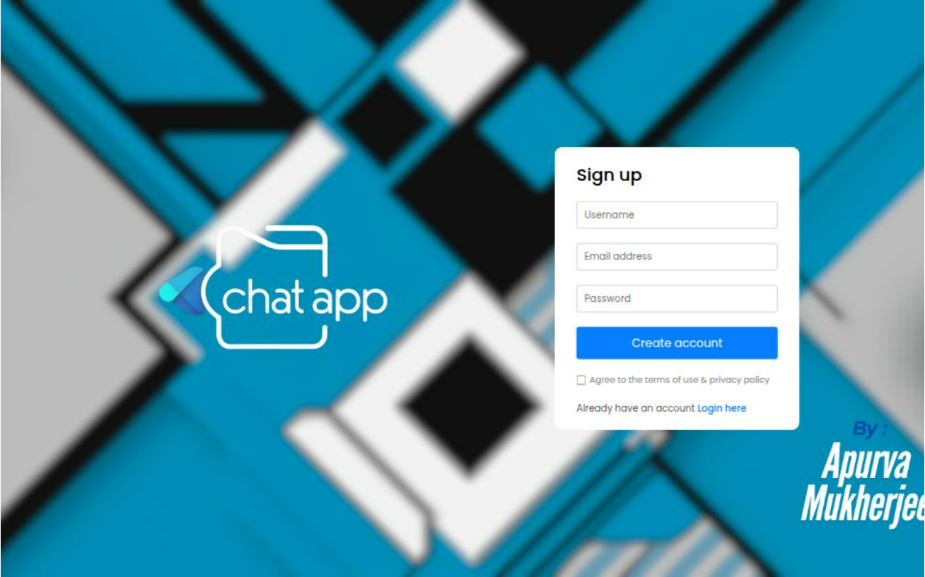 Chat App website preview image